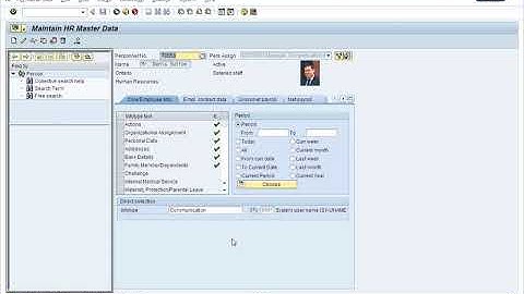 SAP HR Security - Part 22 - HR 0105  - Demo