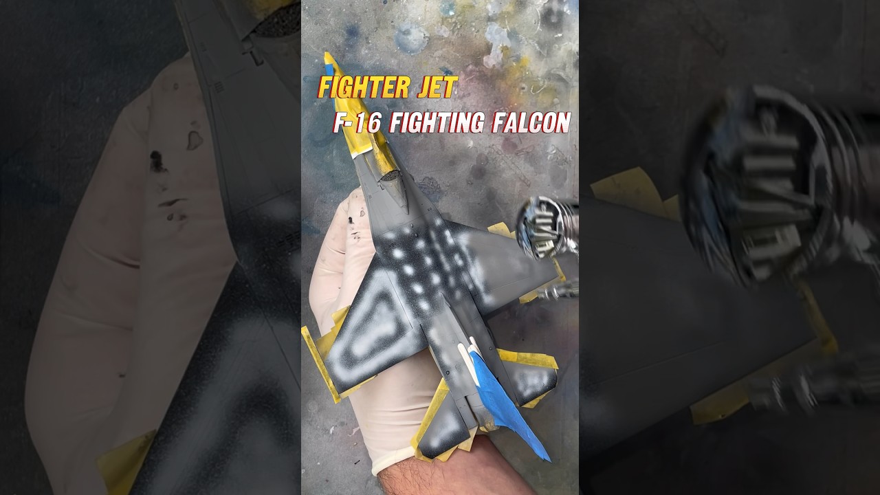 Easy scale fighter jet assembly process 