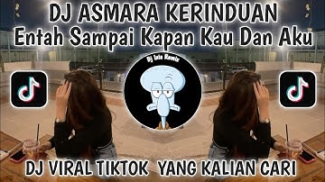 DJ ENTAH SAMPAI KAPAN KAU DAN AKU VIRAL TIKTOK TERBARU 2024 - DJ ASMARA KERINDUAN 