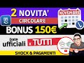 ULTIM’ORA INPS CIRCOLARE ➡ DOPPIA NOVITà BONUS 150€ 📅 calendario DATE PAGAMENTI UFFICIALI per TUTTI