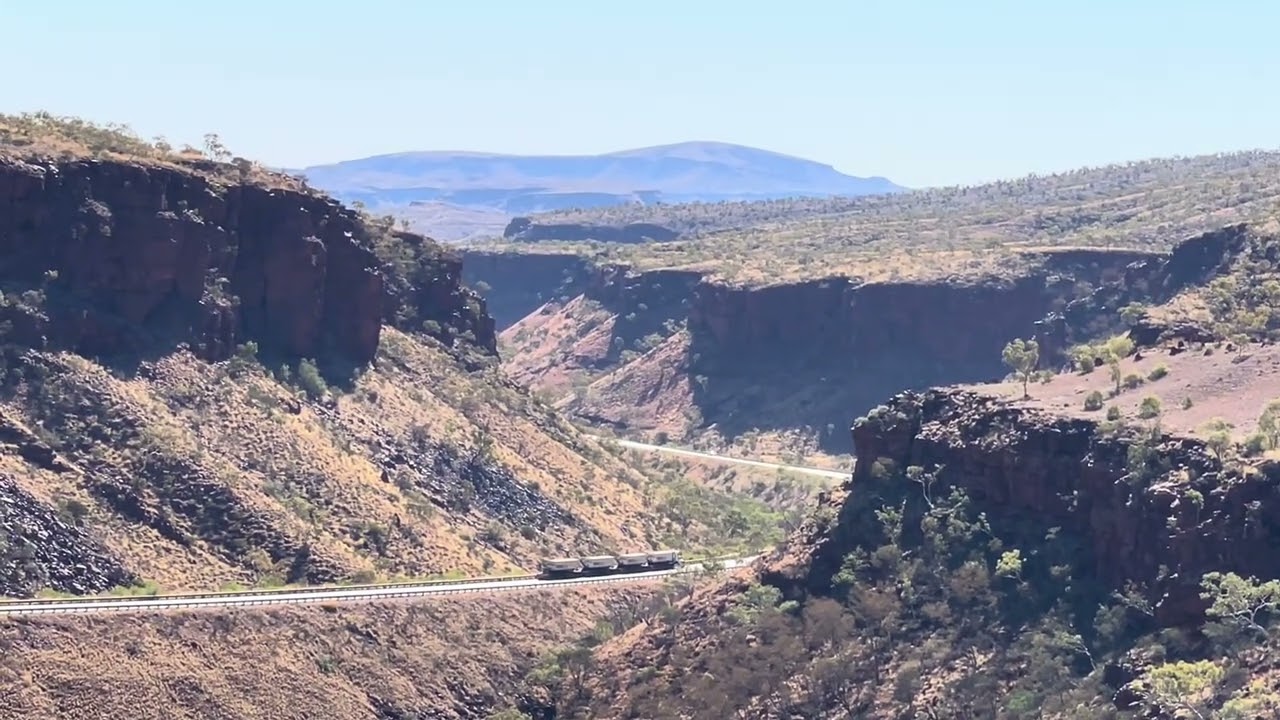 Albert Tognolini Lookout near Auski Tourist Park, Karijini, Pilbara, Western Australia, Australia
