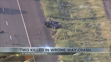 Two killed in wrong-way crash on I-10 near Picacho Peak
