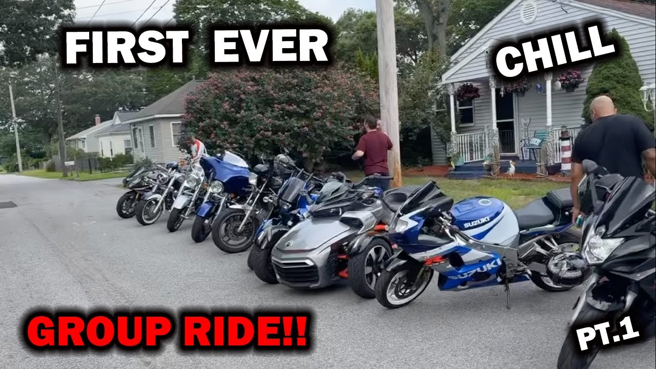 FIRST EVER GROUP RIDE !! PT1 - YouTube