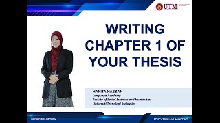 Writing Chapter 1 of a PhD thesis