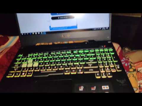 How to turn ON/OFF backlight of keyboard in Asus tuf gaming fx505dd