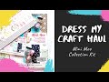 Dress my craft haul  mini moo collection kit  papercraft  unboxing  scrapbook album