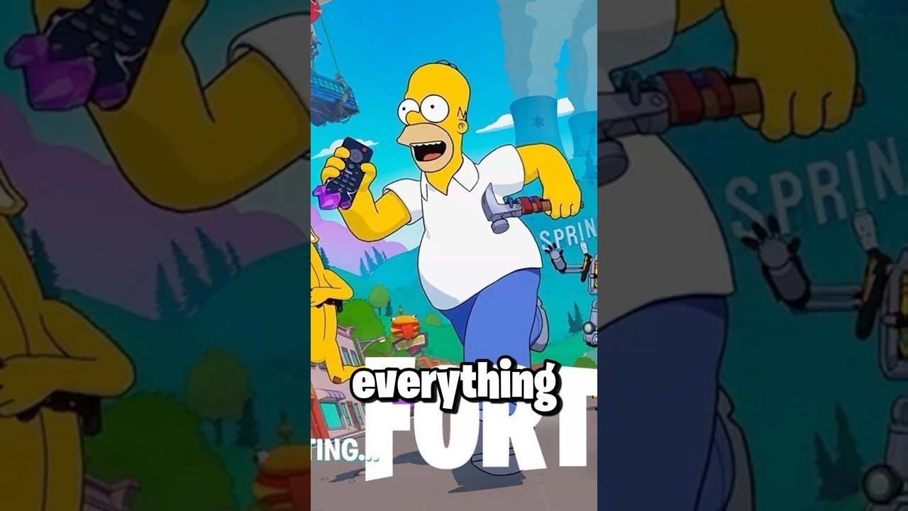 Сезон «Симпсонов» в Fortnite утек в сеть! 🍩