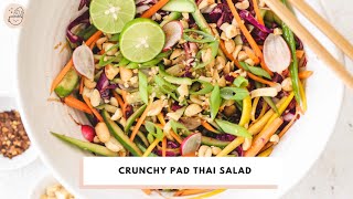 Pad Thai Salad I Eat Every Week (vegan, gluten free) | Veggiekins