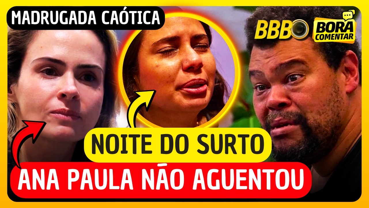 🚨🔥BBB26 CA0S: Ana Paula NÃO AGUENTA, TOMA DECISÃO e PEDE AJUDA da PRODUÇÃO! Gabi SURT4 com Jonas
