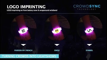 CrowdSync Technology x #TheFutureParty x LED Wristbands