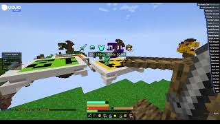 HOW TO FlY in cubecraft with liquid bounce. (2method)