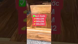 Giường ngủ gỗ hương xám phản liền. - ĐỒ GỖ PHÚC LONG 0968171085