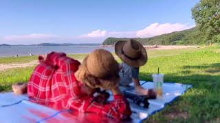 A pop song to listen to while watching the beautiful sunset of Silmido Island in South Korea