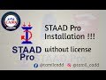 STAAD.Pro Installation Without Licence|STAAD.Pro Tamil|STAAD.Pro Crack|Tamil CADD