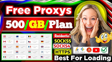 Residential Proxys Plan Upto 500GB Free | Adx Loading | Adsense Loading | Adsterra Loading