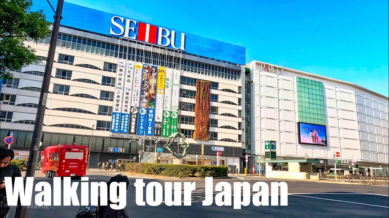 Tokyo, Japon | Shinjuku → Ikebukuro | Balade Panoramique 4K