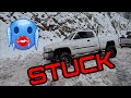 OREGON TRIP DODGE RAM Truck STUCK IN THE SNOW