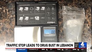 Traffic stop leads to drug bust in Lebanon