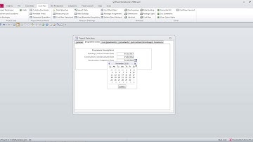 03 01 QSPlus International Cost Plan Project Particulars tutorial