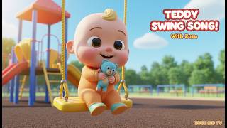 Teddy Plays On The Swing Song Fun Playground & Toddler Nursery Rhyme