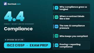 CISSP 4.4 - Compliance - Exam Prep Guía