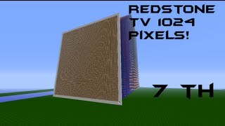 Redstone TV 1024 Pixels!- Dec 7 Advent Calender (HD) TheJamiePatrol