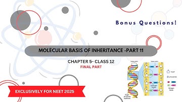 Molecular Basis of Inheritance - Part 11 | NEET 2025: DNA Fingerprinting #NEET2025 #botanybasics
