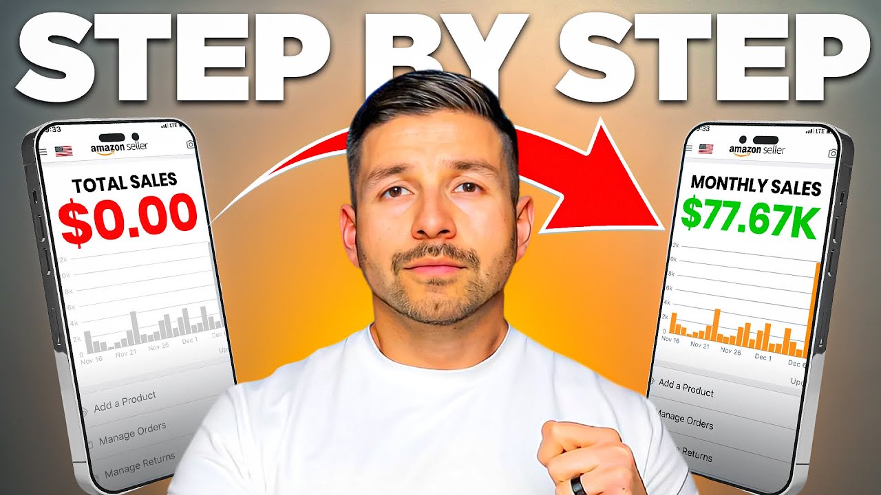 How To Sell On Amazon In 2025 ($0 To $10k Per Month in 90 Days) - YouTube