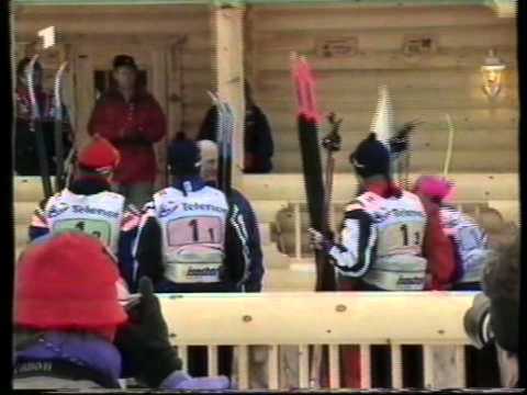 Elena Välbe before 30C Trondheim 1997 - ARD