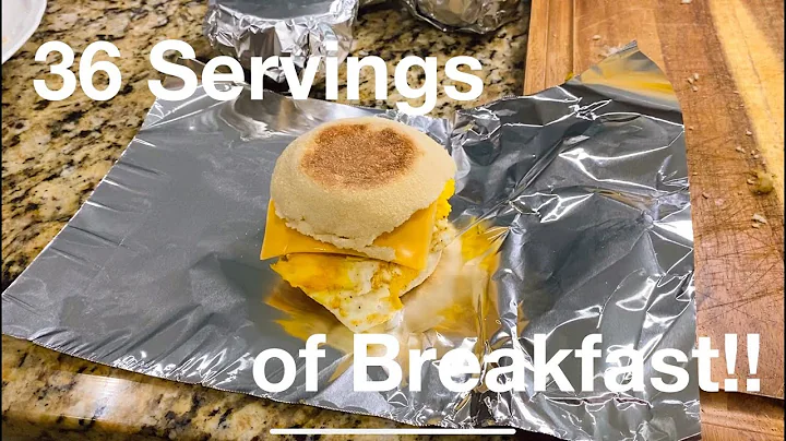 ¡Preparación de comidas! Haz 36 desayunos en un día de preparación masiva