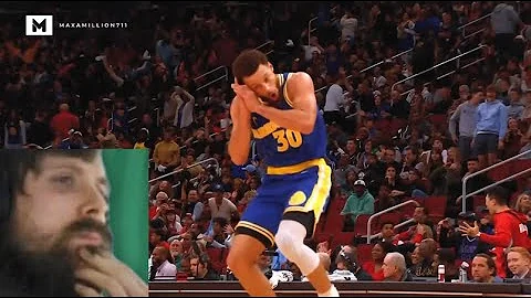 Forsen reacts to 10 Minutes Of Stephen Curry Being A Literal God