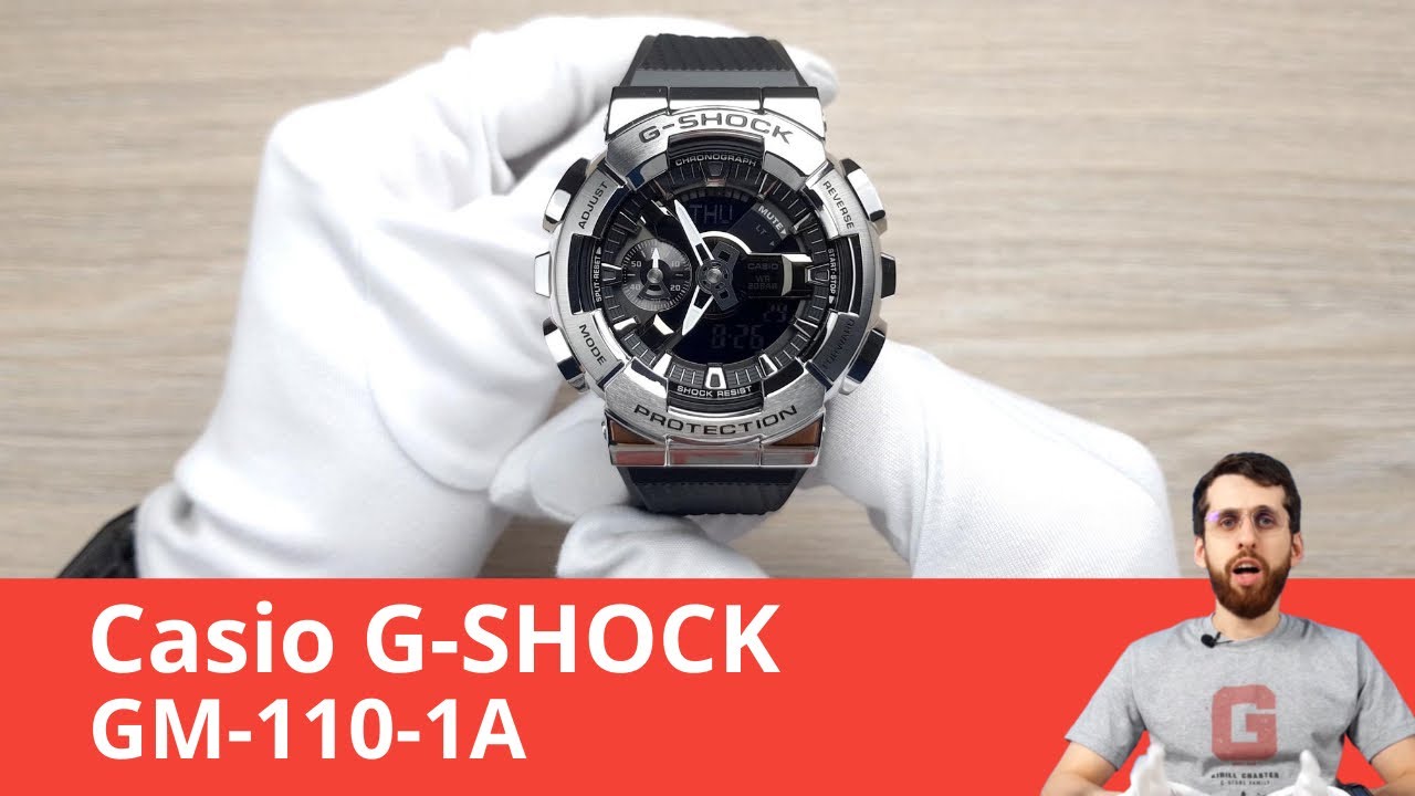 Легендарные G-SHOCK в стали / Casio GM-110-1A - YouTube