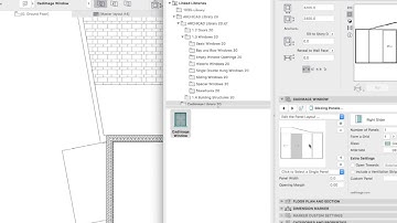 How to create a complex window using the Doors+Windows tool