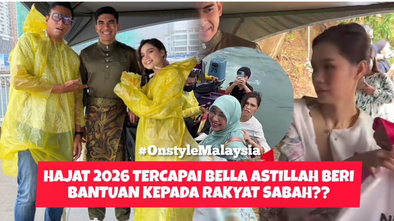 HAJAT BELLA BERI BANTUAN KEPADA RAKYAT SABAH TERCAPAI?RAMAI BERI PUJIAN😍💞👍