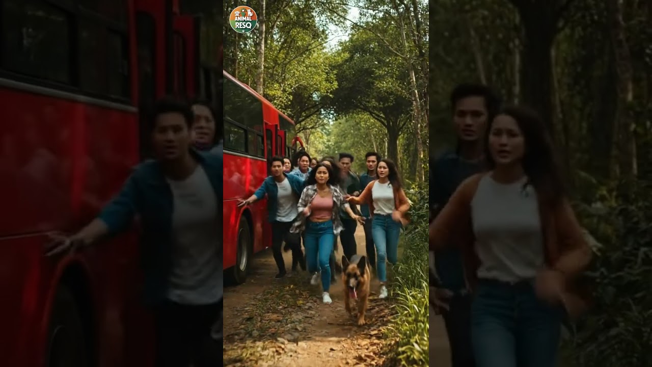 German Shepherd Stops Bus Before Disaster 🐕🚌❤️ 