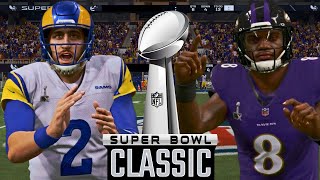 CRAZY Super Bowl Against Lamar Jackson And The Ravens Is A Classic Madden 24 Rams Franchise Ep 59