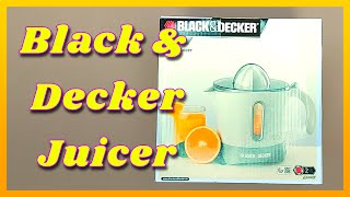 Black & Decker CJ625 CITRUS JUICER - UNBOXING And DEMONSTRATION 