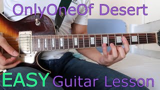 Onlyoneof desert easy guitar tutorial ...