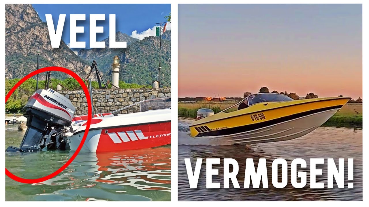 Dikke Motoren Op De Speedboten Schroeven!!