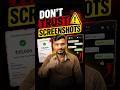 🚨 DON'T TRUST SCREENSHOTS! 😳 #TechTips #DigitalAwareness #Shorts