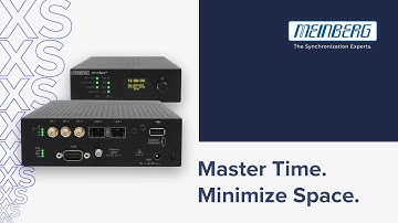 Meet the New microSync XS. Master Time. Minimize Space.