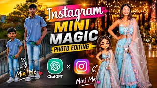 How To Create | Instagram Trending style Mini Magic Photo Editing 🔥 | #ChatGPT AI Editing #video  screenshot 2