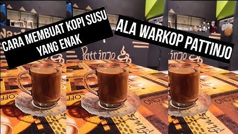 Thumbnail of cara membuat kopi susu yang enak ala warkop Pattinjo