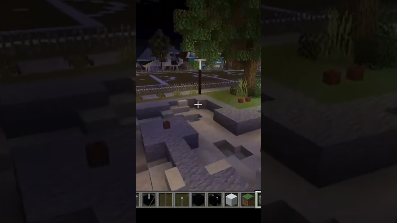 Night Tour of the School District in My #Minecraft City  #citybuildersnation