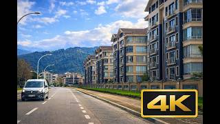 RELAXING 4K  Driving in Bursa 🇹🇷 | Rush Hour Traffic & Natural City Sounds (10 KM Relaxing Drive)