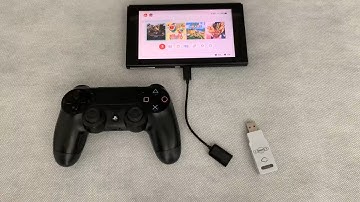 [COOVELITE DS50 controller receiver connection tutorial] PS4 controller connected to the Switch host