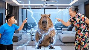 Capybara thích tắm mưa và cái kết #capybara