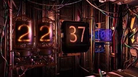 Живые обои для рабочего стола.(Digital Clock 3D Screensaver)Live Wallpapers for your desktop.