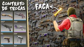 TRANSFORMEI 5 MIL SKINS AZUIS em UMA FACA no CS 2... (VALEU A PENA?)