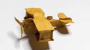 【摺紙教程-單紙】索普威思-駱駝式戰鬥機（Sopwith Camel） Jose Maria Chaquet Ulldemolins